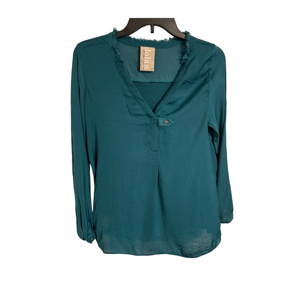 DOLAN Long Sleeve Green Blouse XS